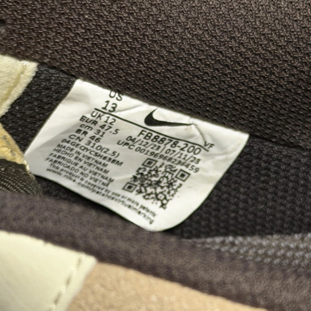 Nike Air Force 1 '07 Hemp Coconut Milk Brown FB8878-200 Men's Size 13 - Picture 10 of 11